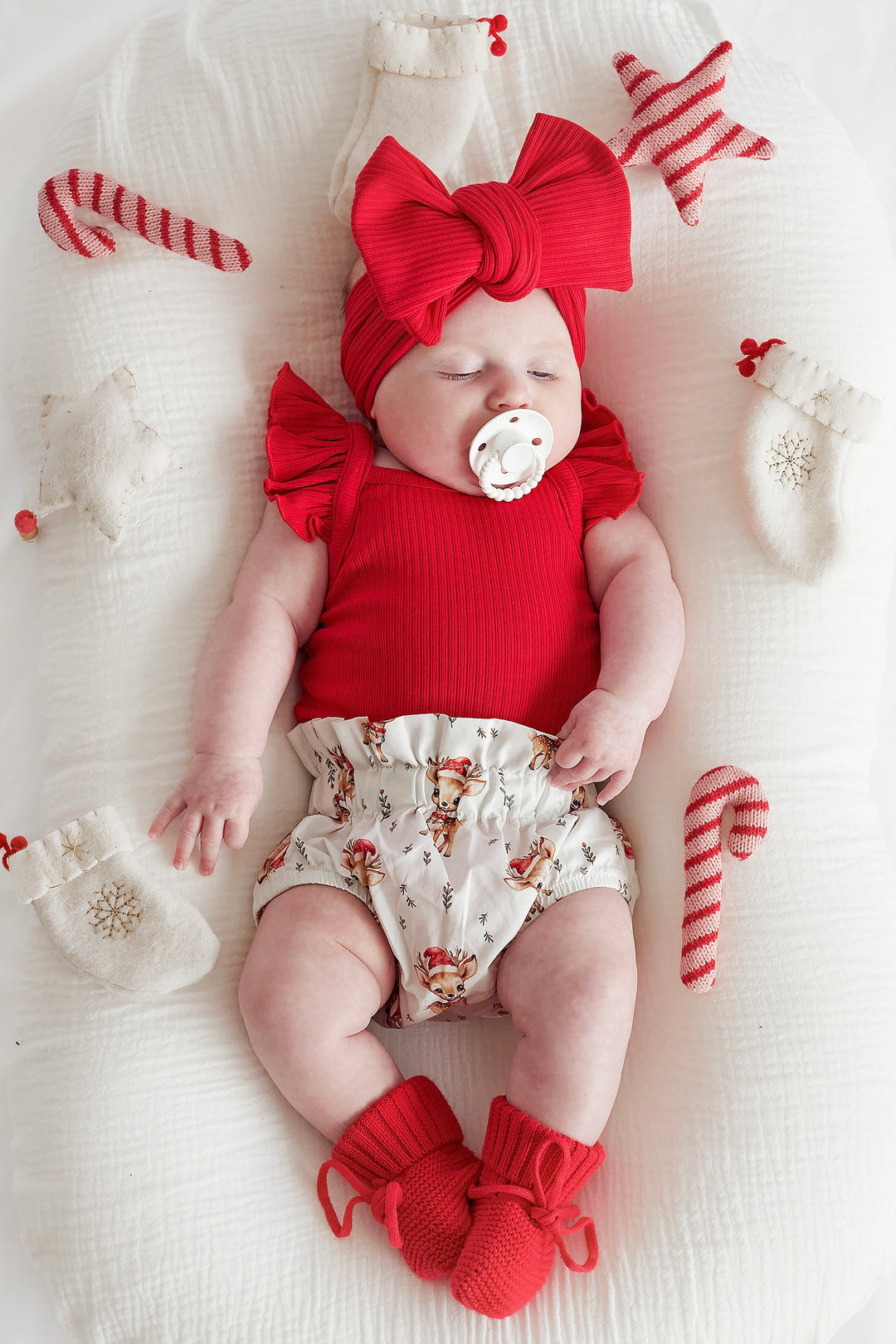 Cozy Flutter Singlet - Red