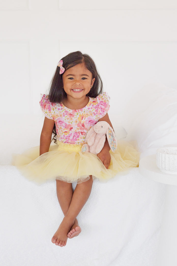 Tulle Tutu Skirt - Lemon Icing