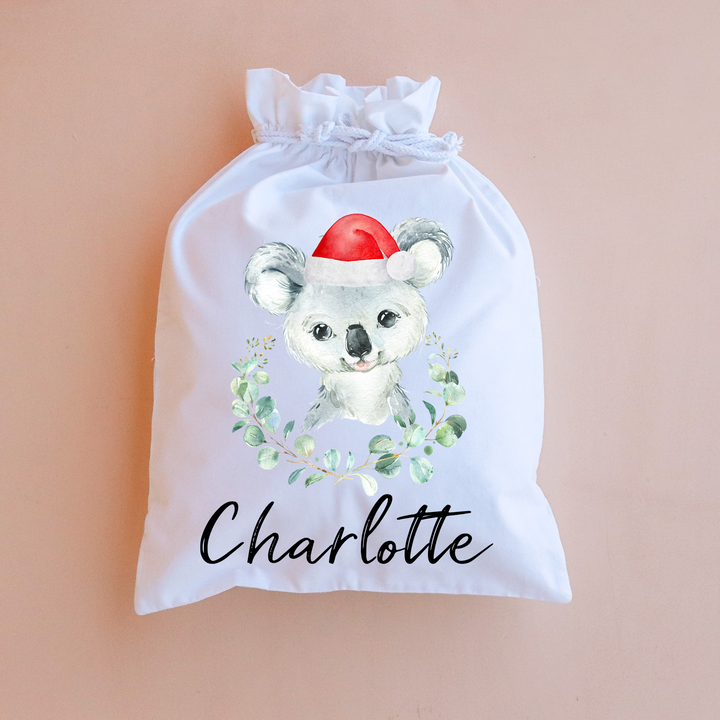 Santa Sack - Koala - Custom Name