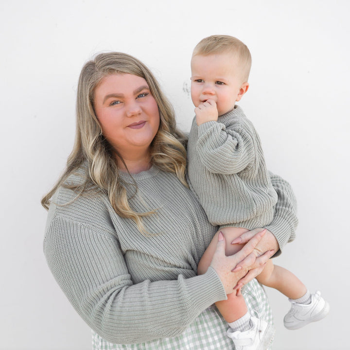 Mummy Chunky Knit - Basil