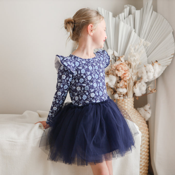 Long Sleeve Tutu Dress - Cleo