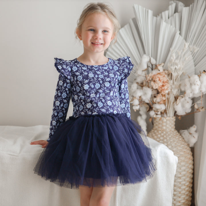 Long Sleeve Tutu Dress - Cleo