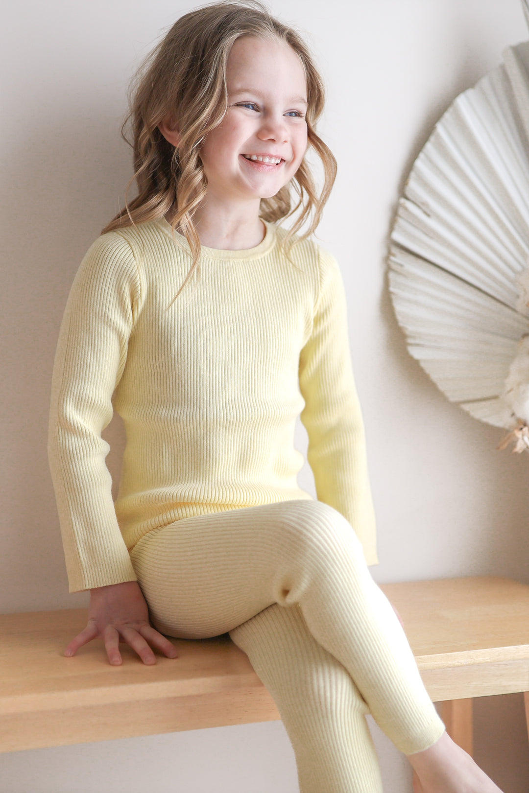 Knitted Leggings - Daffodil Yellow