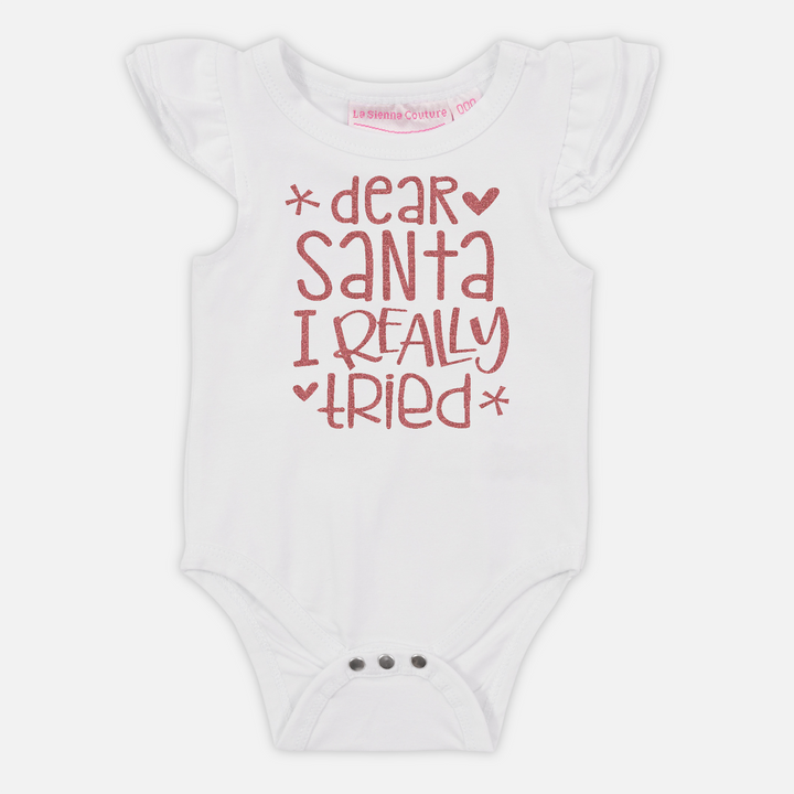 Dear Santa I Really Tried - Vinyl - Custom