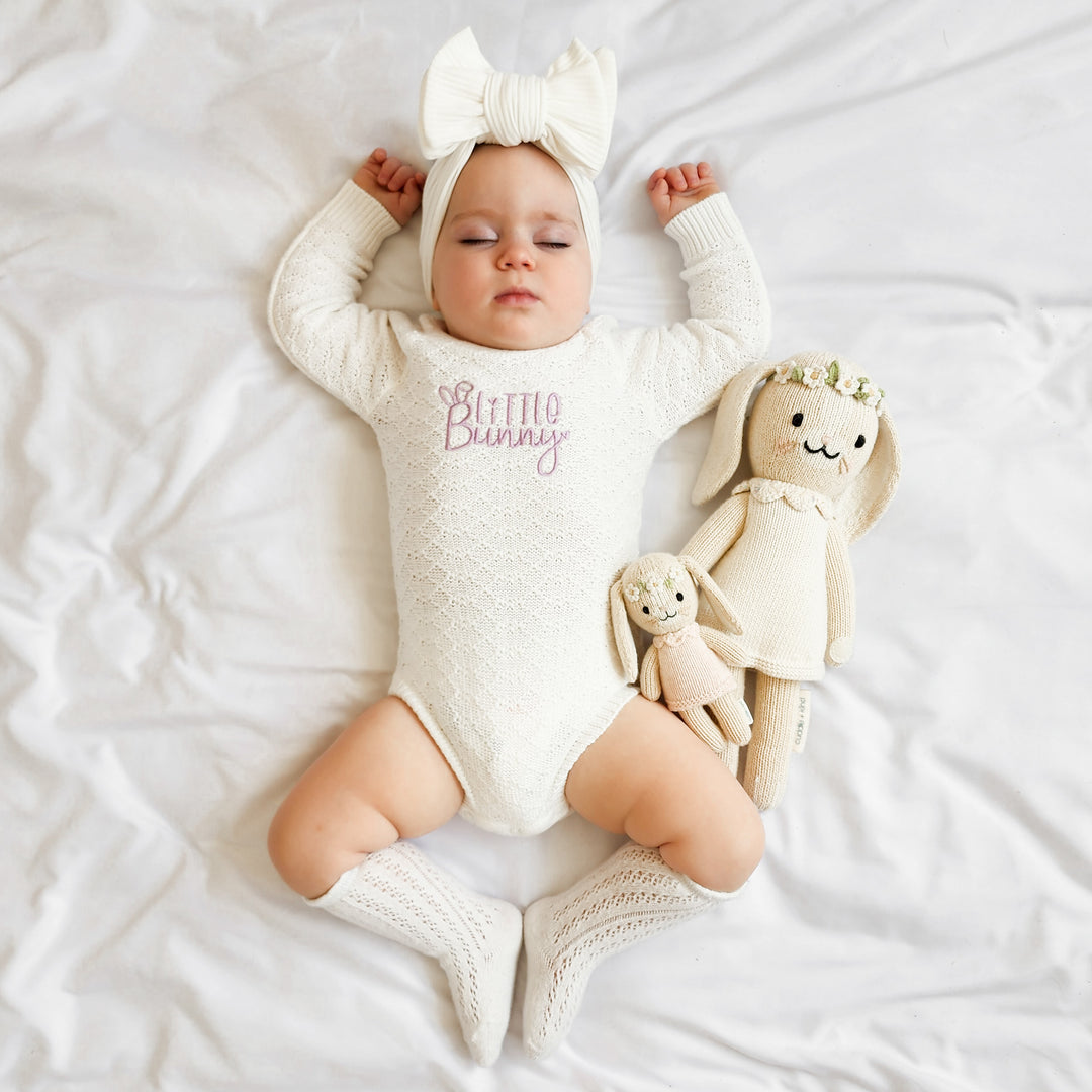 Montee Knitted Romper - Marshmallow