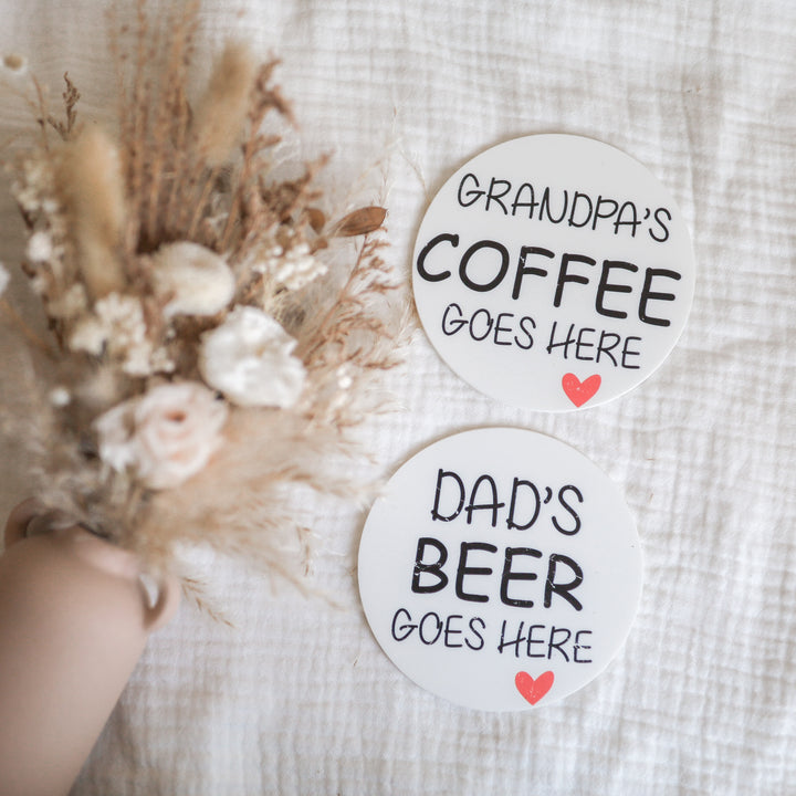 Personalised Father's Day Coaster