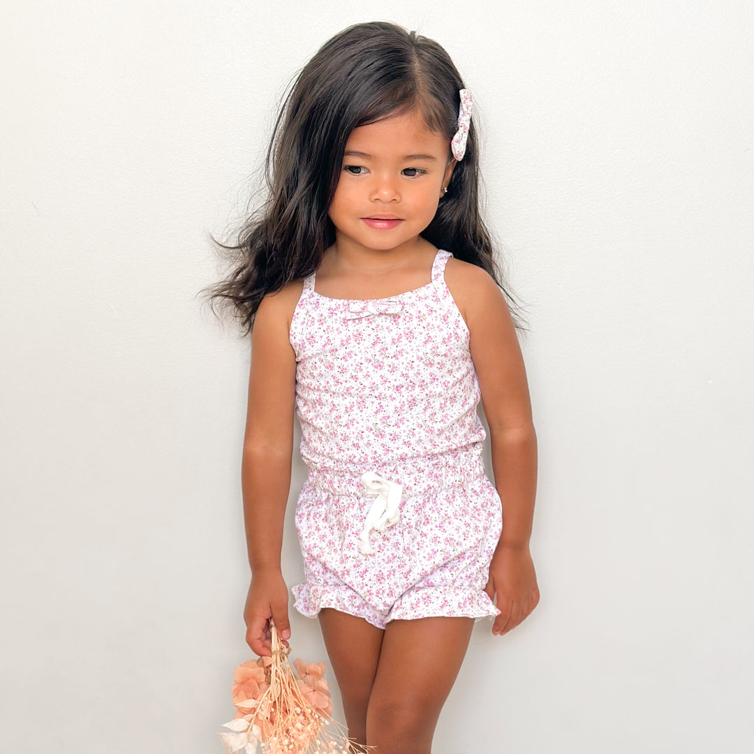 Floral Singlet & Shorties Set - Myla