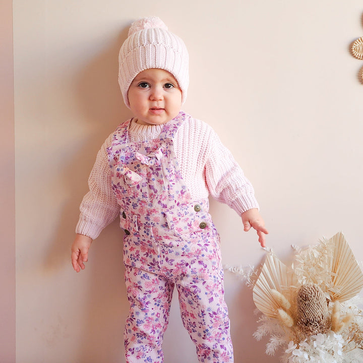 Pink toddler knitted jumper