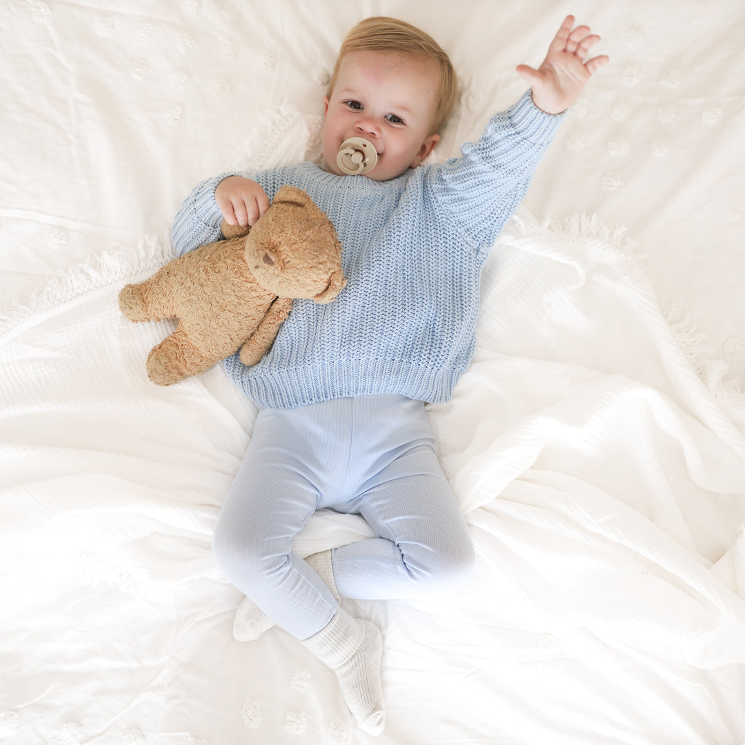 baby boy blue leggings