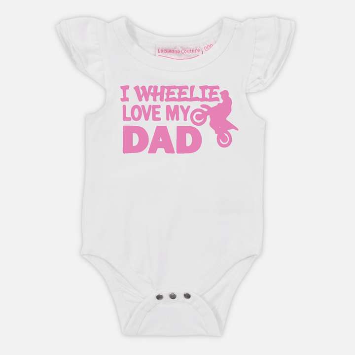 I Wheelie Love My Dad - Vinyl - Customised