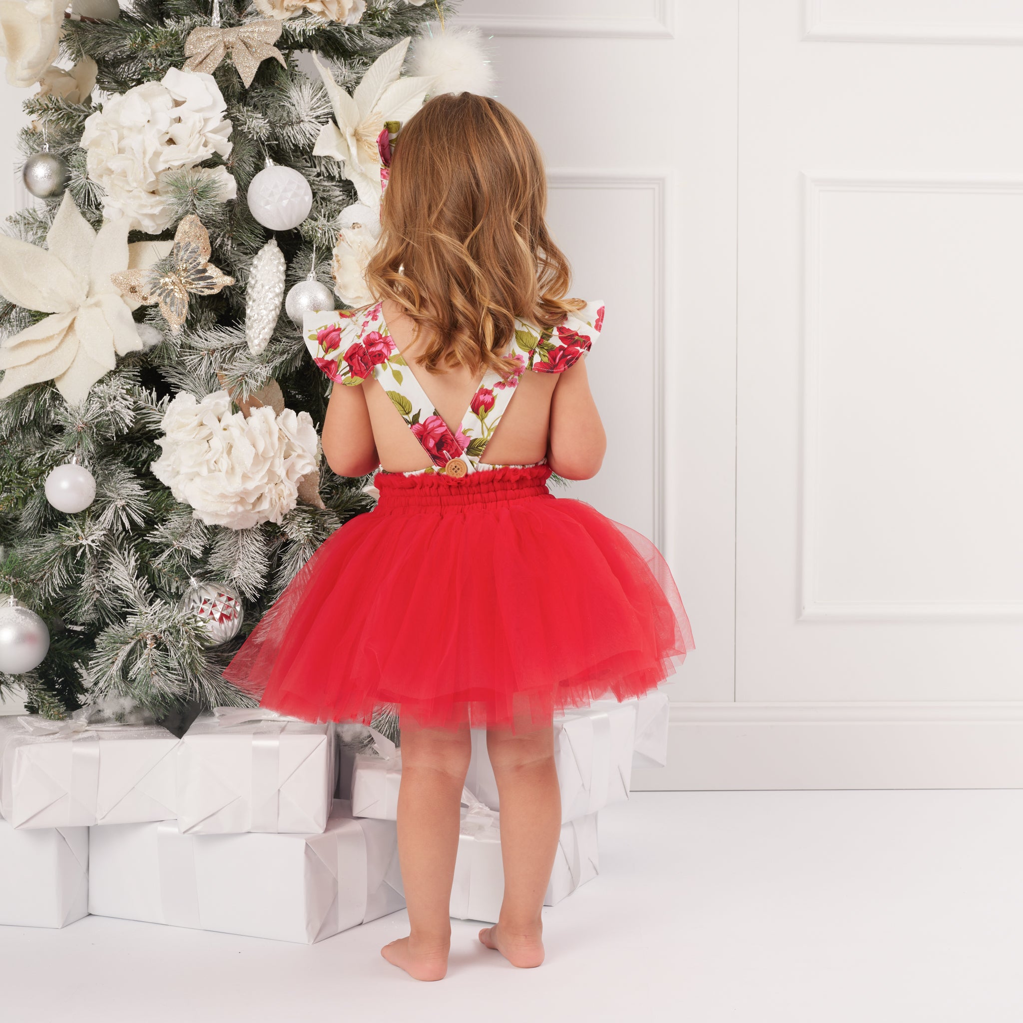 Baby girl outlet red tutu skirt