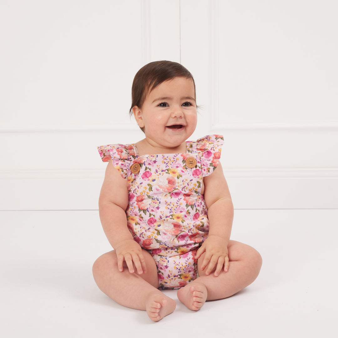 Button Romper - Meredith