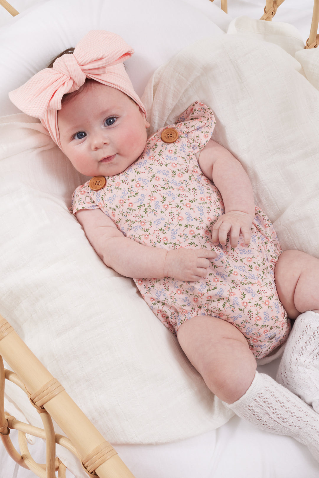 Button Romper - Addie