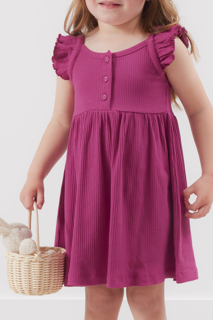 Cozy Summer Dress - Raspberry