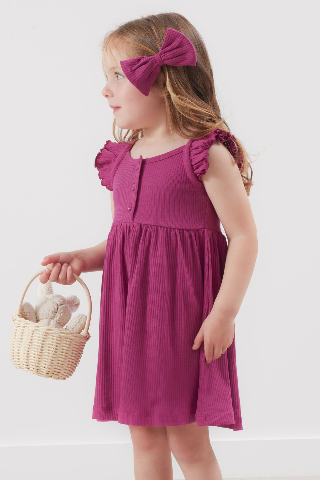 Cozy Summer Dress - Raspberry