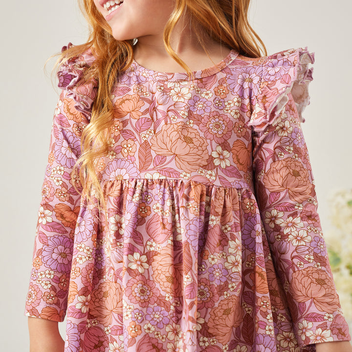 Long Sleeve Swing Dress - Lainey