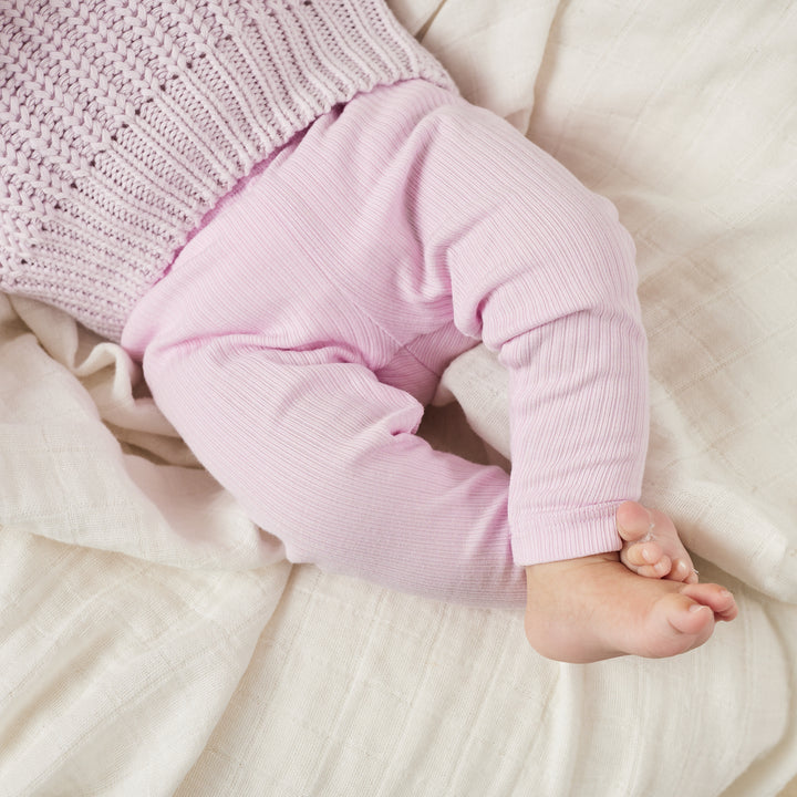 baby lilac leggings