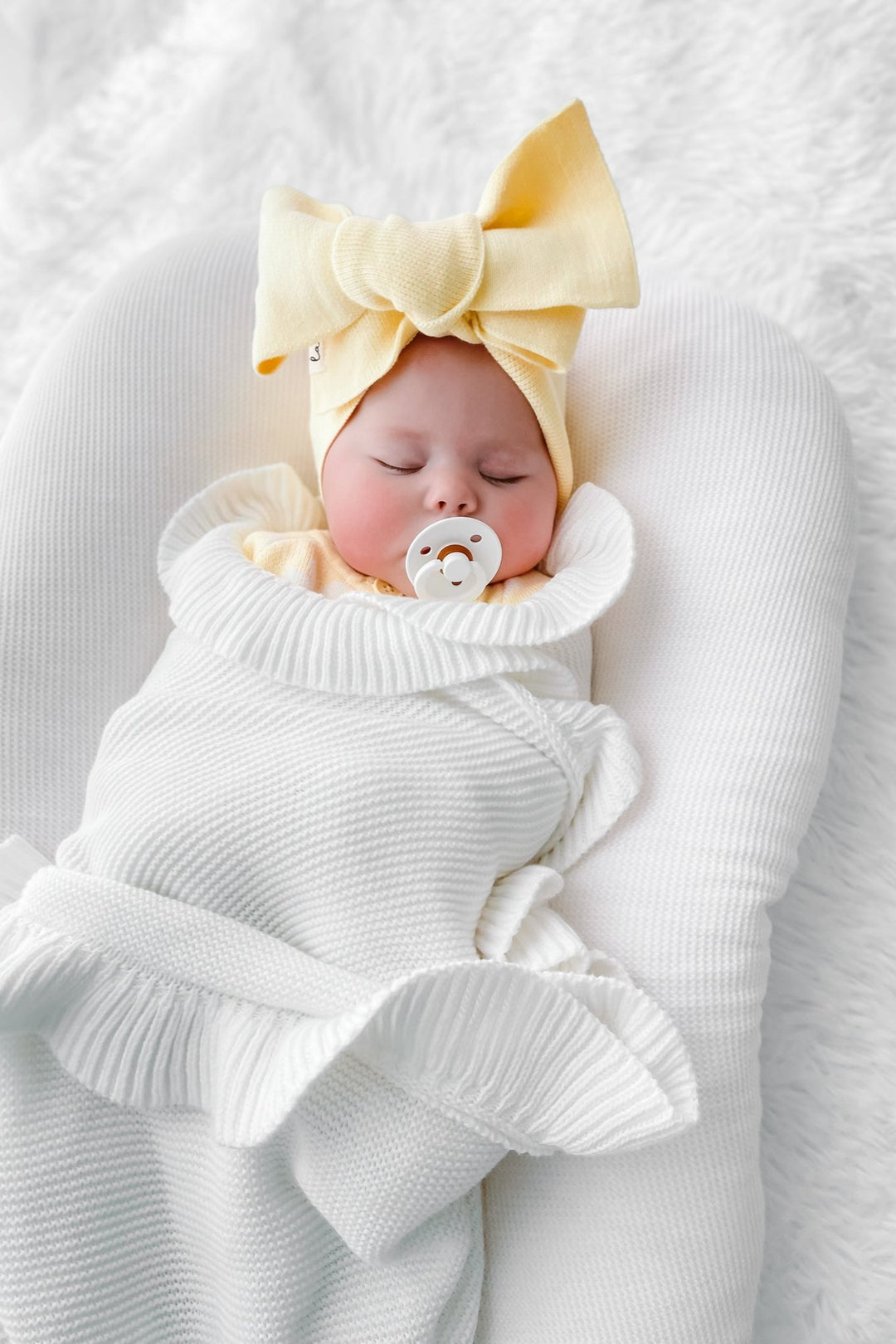 Knitted Headwrap - Daffodil Yellow