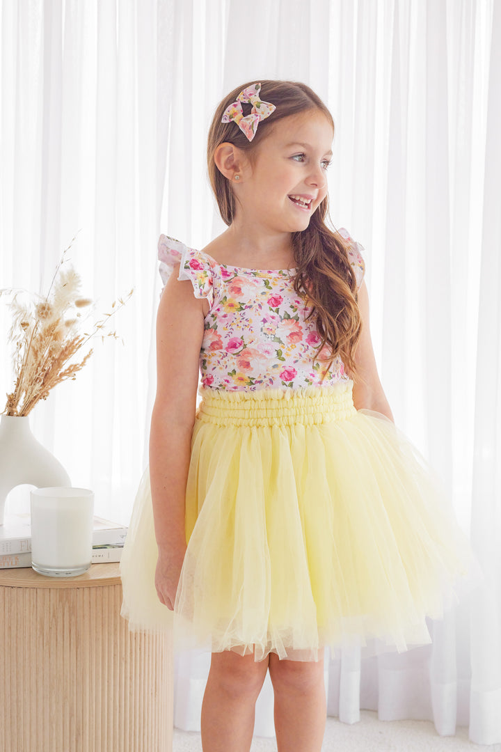 Tulle Tutu Skirt - Lemon Icing