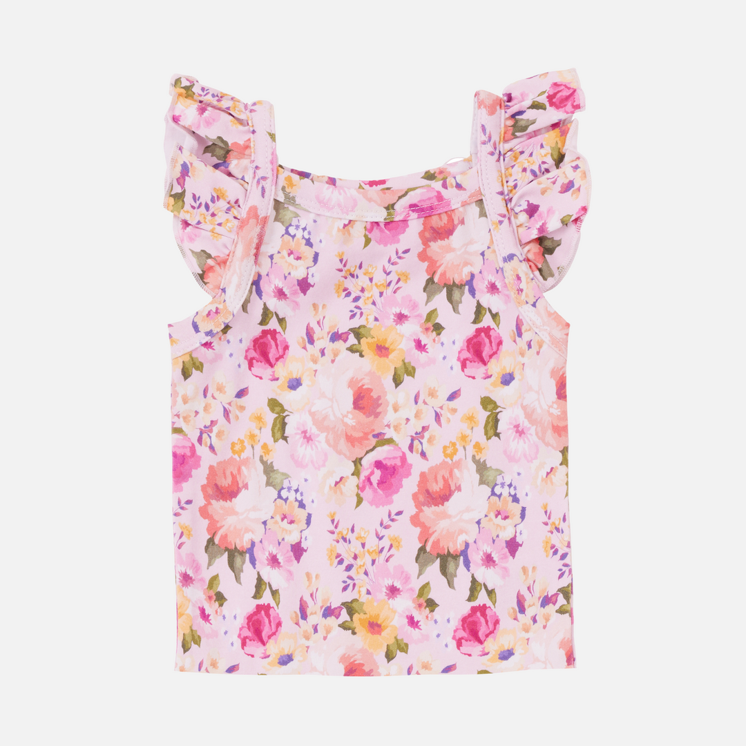 Floral Flutter Singlet - Meredith