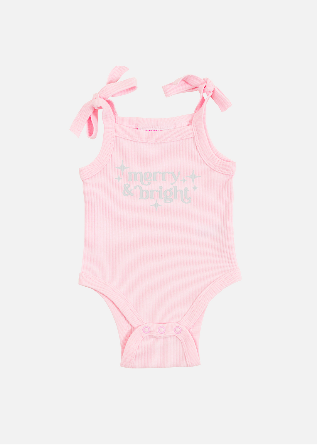 Cozy Tie-Up Singlet - Petal Pink