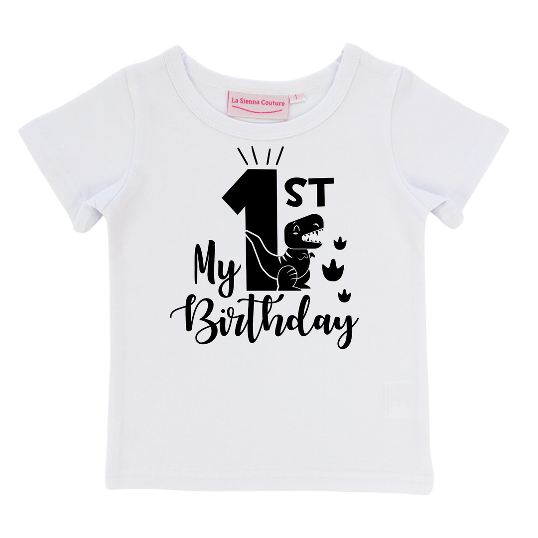 My 1st Birthday Dinosaur - Unisex Tee - Custom