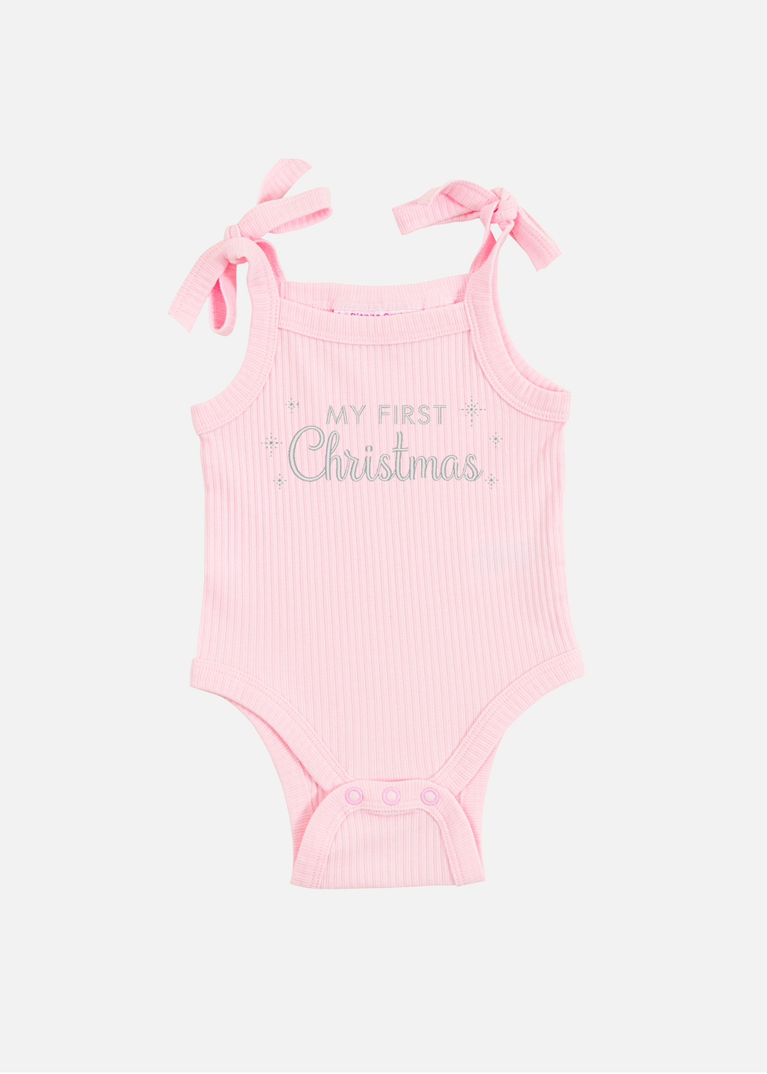 Cozy Tie-Up Singlet - Petal Pink