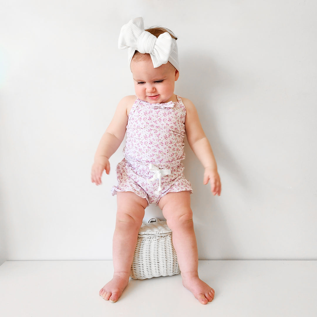 Floral Singlet & Shorties Set - Myla