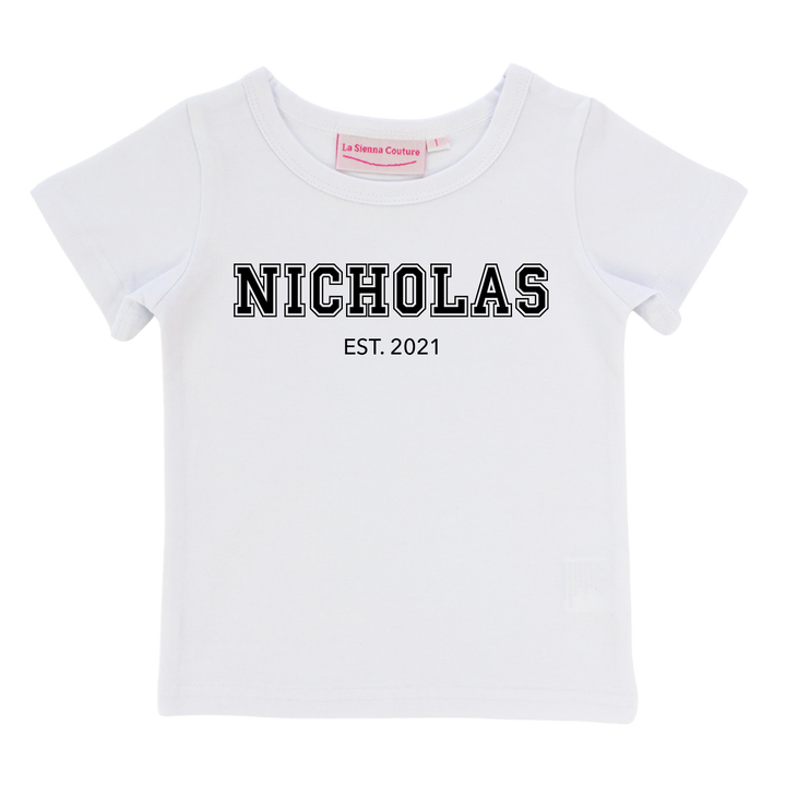 Name + Year - UNISEX Custom