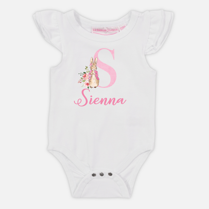 Peter Rabbit Name - Pink - Custom