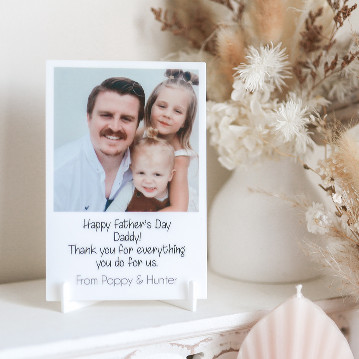 Personalised Father's Day Photo Quote Card