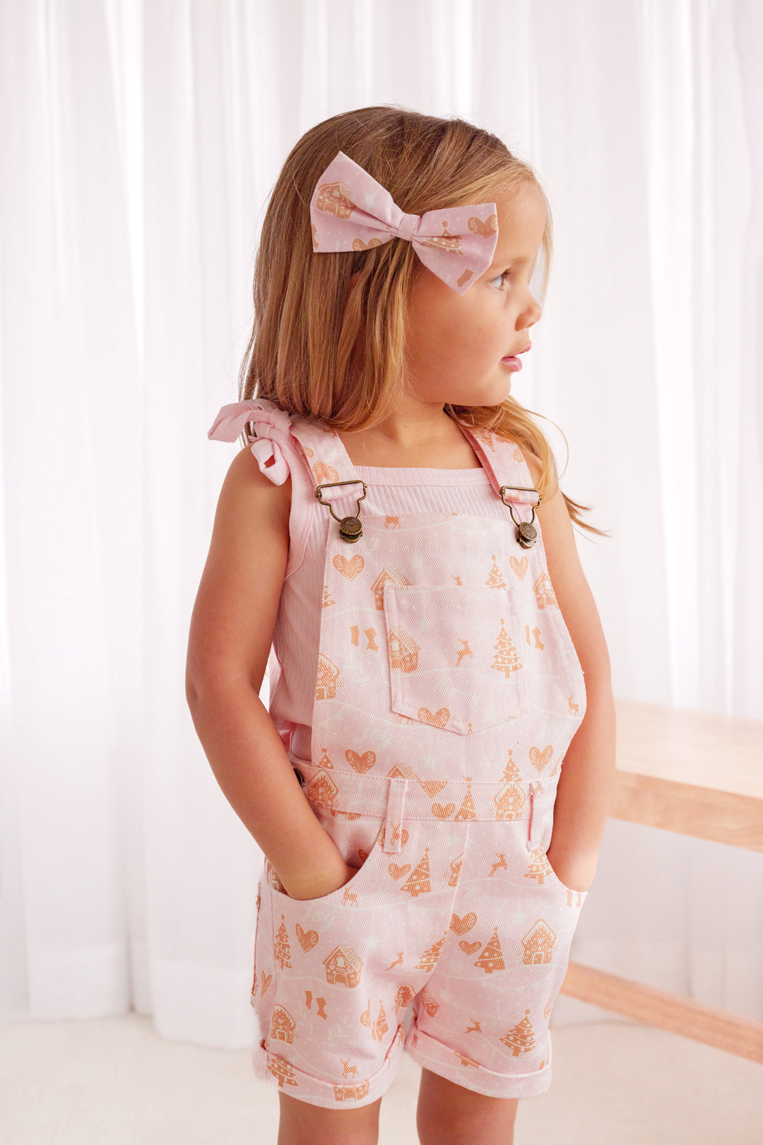 Cozy Tie-Up Singlet - Petal Pink