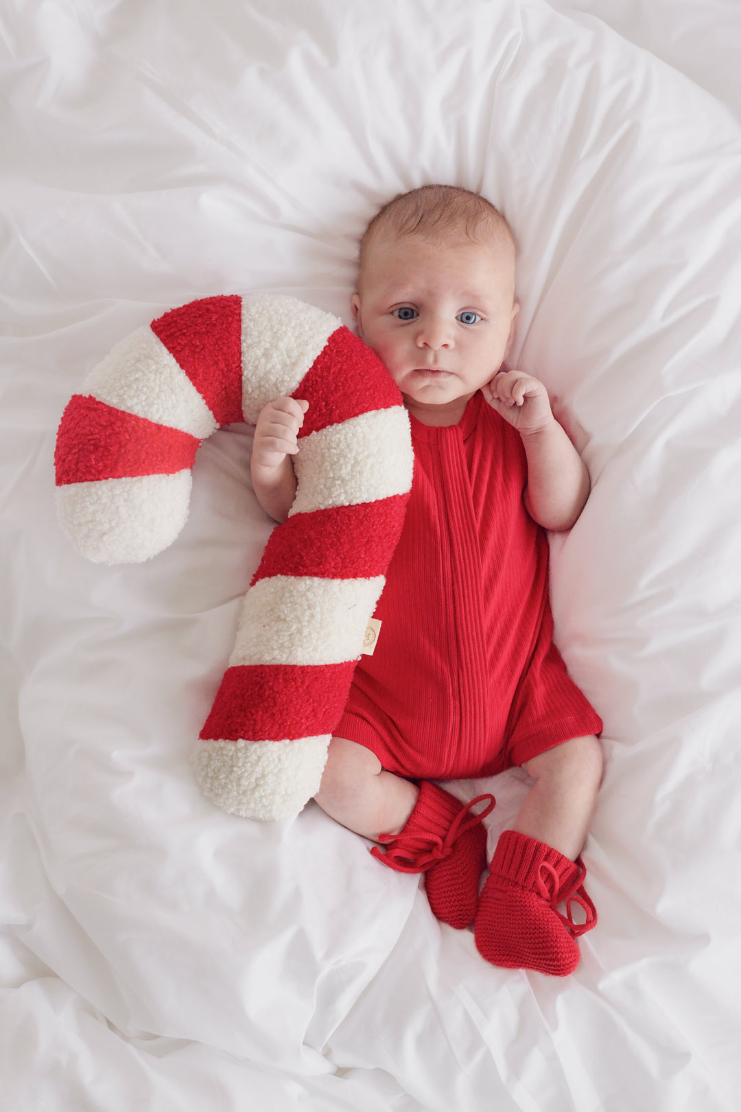 Cozy Summer Zip Romper - Red