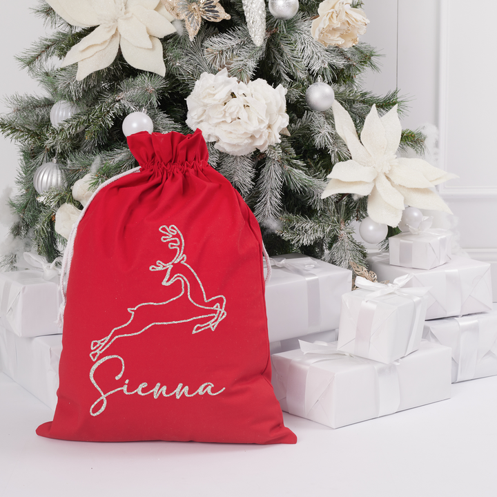 Santa Sack - Reindeer Name - Vinyl