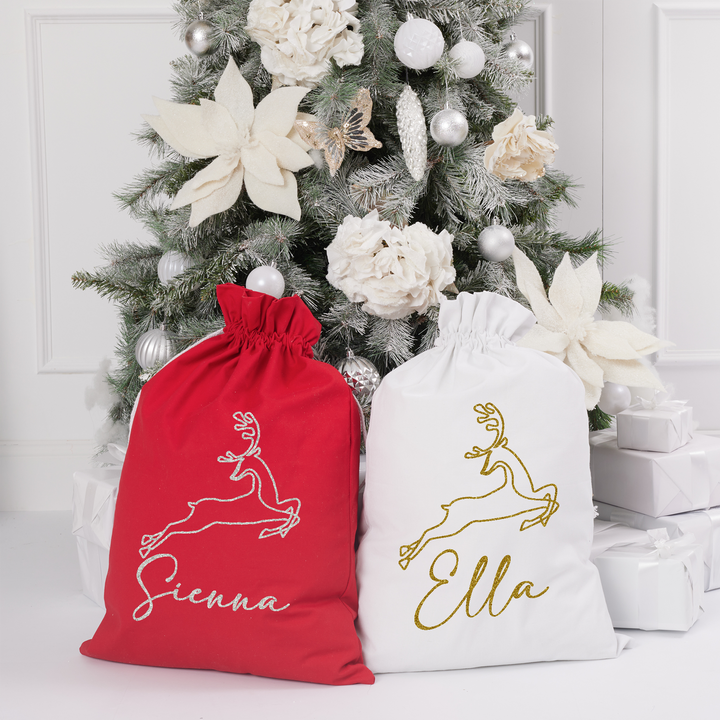 Santa Sack - Reindeer Name - Vinyl