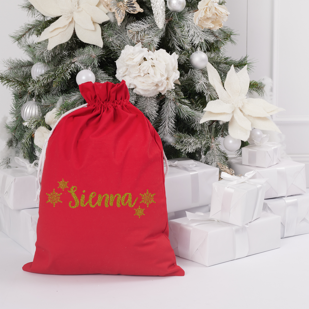 Santa Sack - Snowflake Name - Vinyl