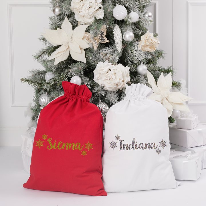 Santa Sack - Snowflake Name - Vinyl