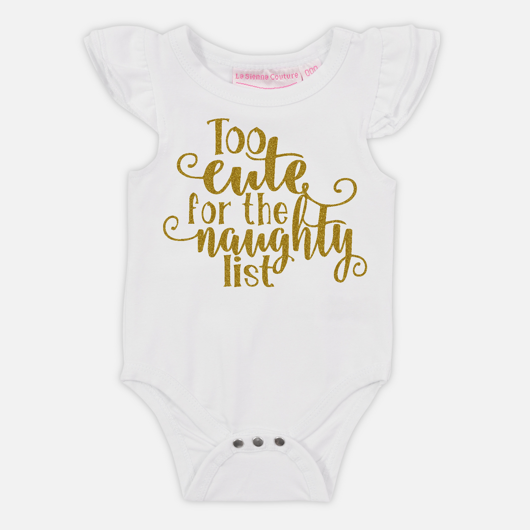 Too Cute For The Naughty List - Vinyl - Custom