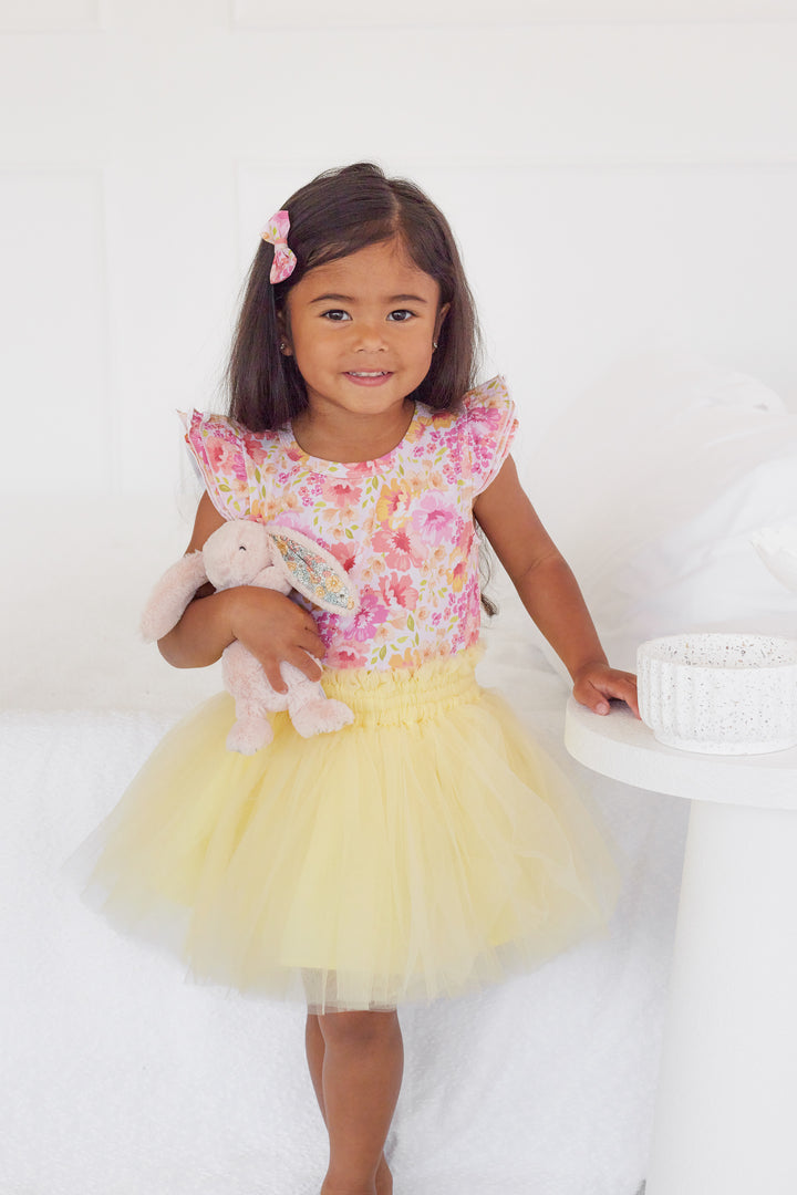 Tulle Tutu Skirt - Lemon Icing