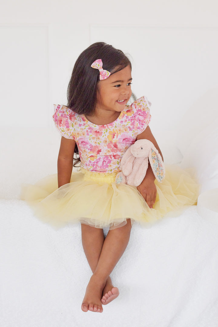 Tulle Tutu Skirt - Lemon Icing