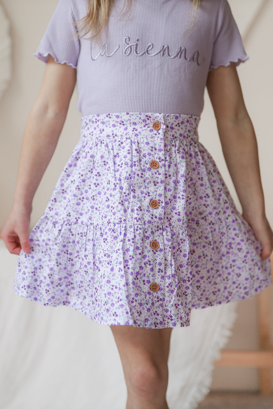 Ruffle Button Skirt - Lottie