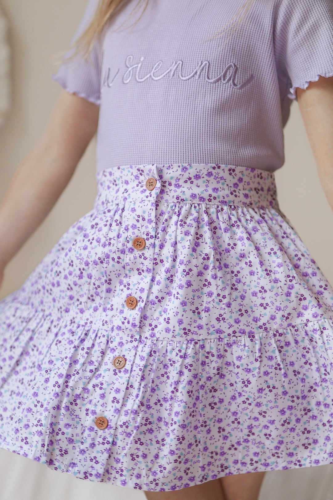 Ruffle Button Skirt - Lottie