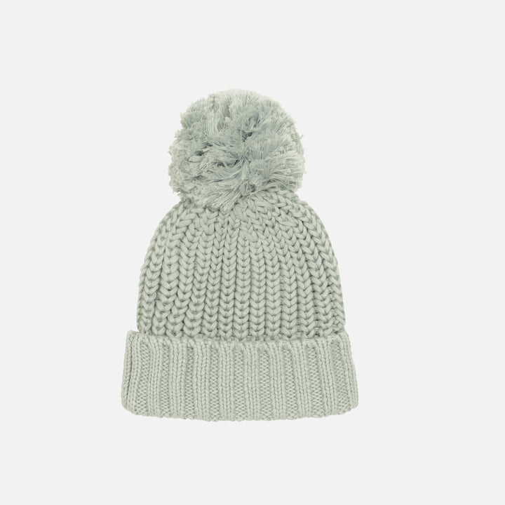 Chunky Knit Beanie - Basil