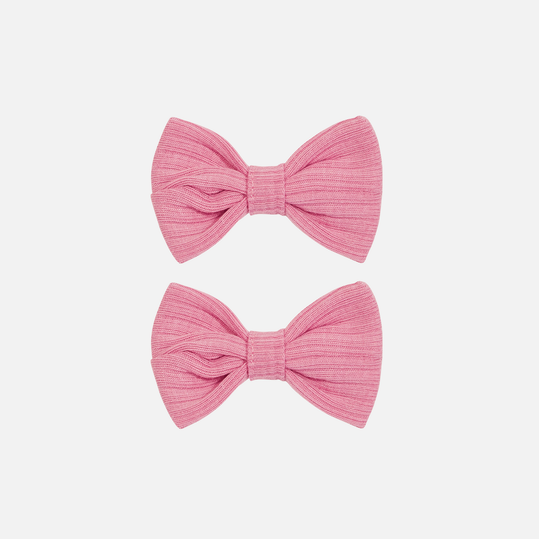 baby girls berry mini bow clips