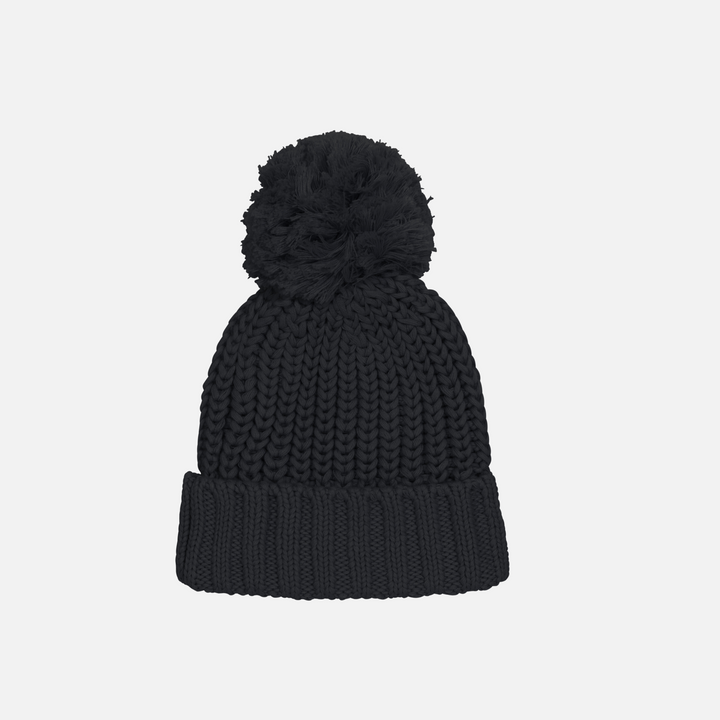 Super Chunky Knit Beanie - Black