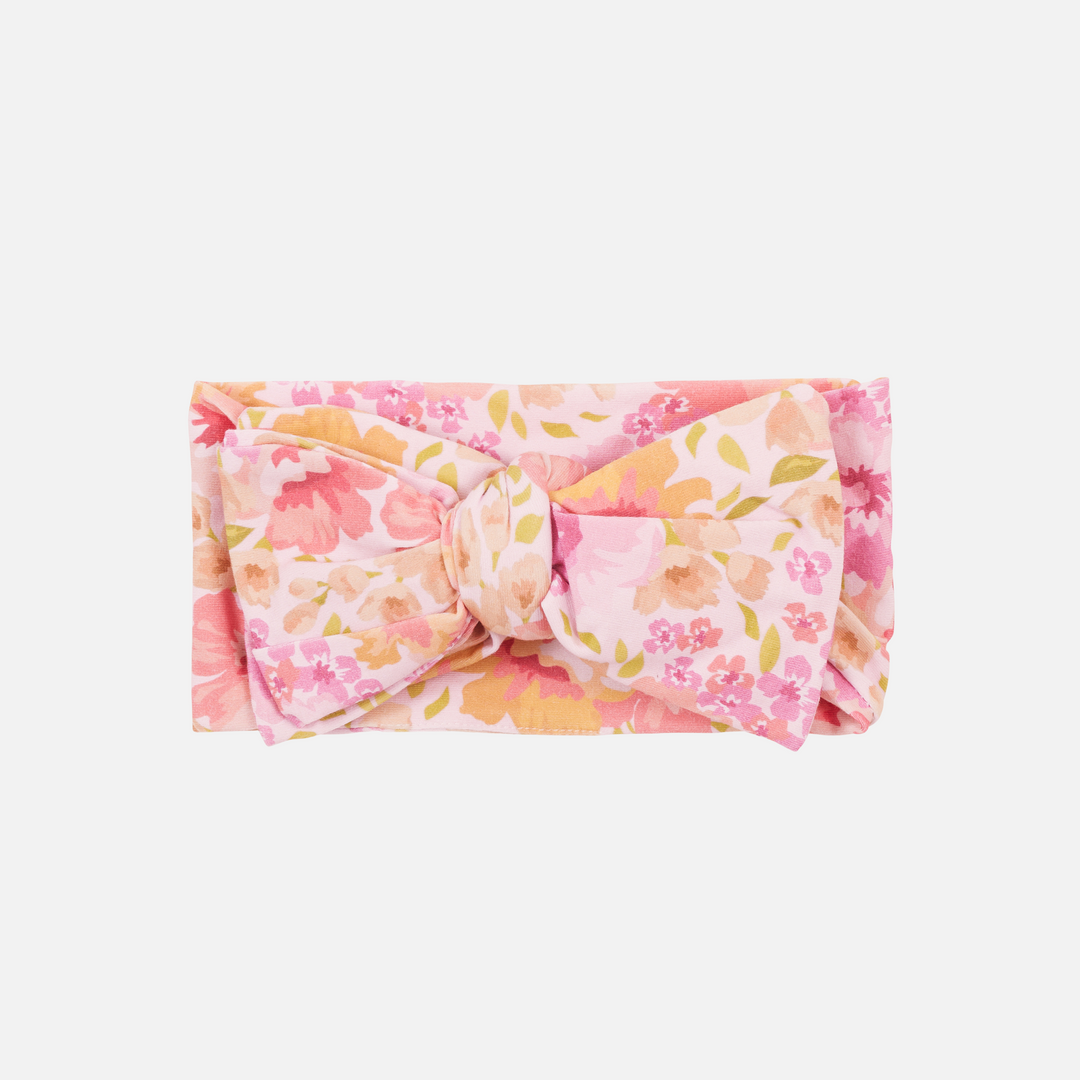 baby girls floral headwrap