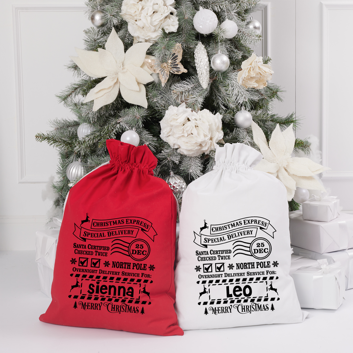 Santa Sack - Christmas Express - Custom Name