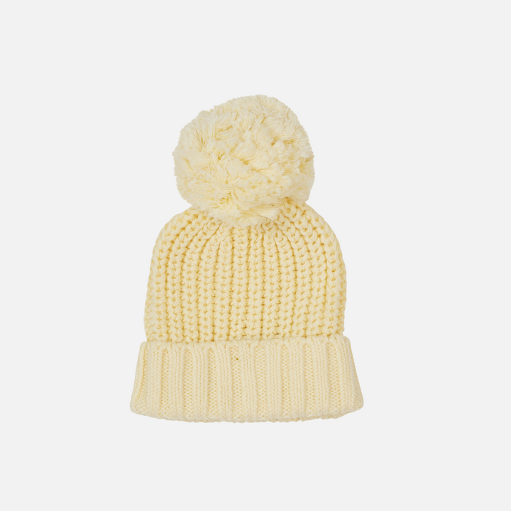 baby kids unisex  yellow knitted beanie