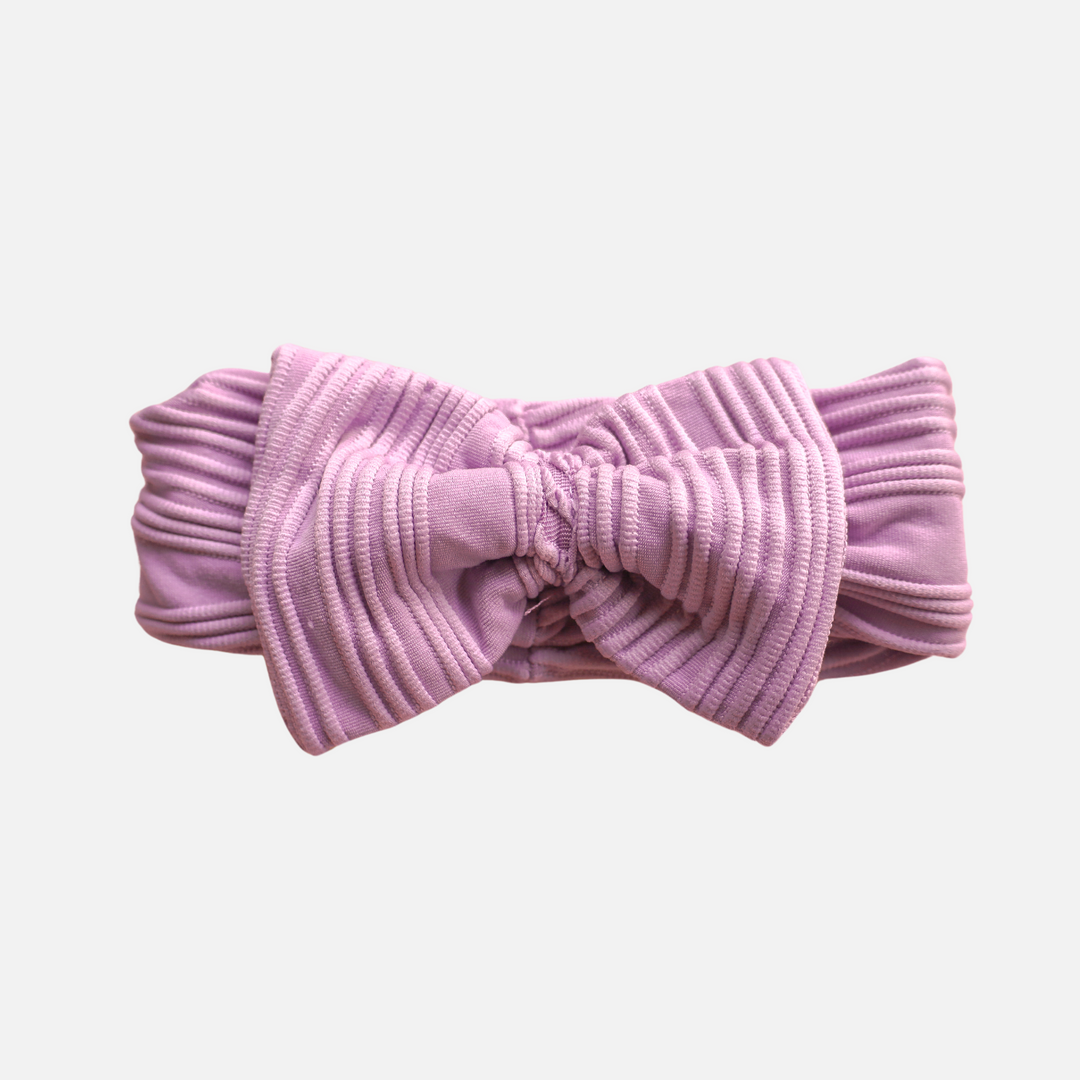 purple baby girls headband