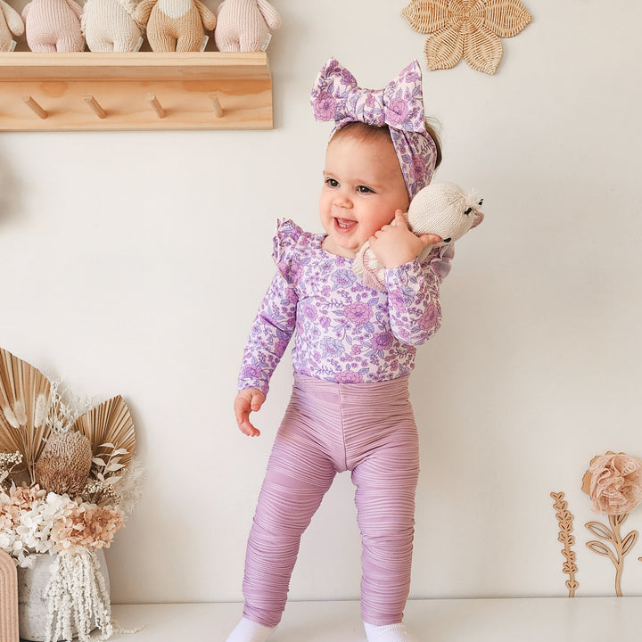 baby purple leggings